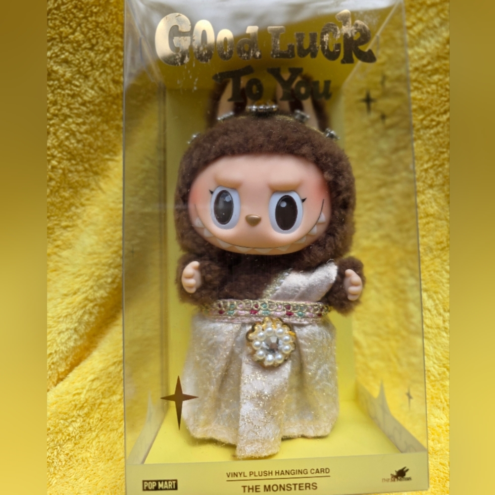 POP MART THE MONSTERS LABUBU Good Luck To You Vinyl Pendant Thailand Excluive